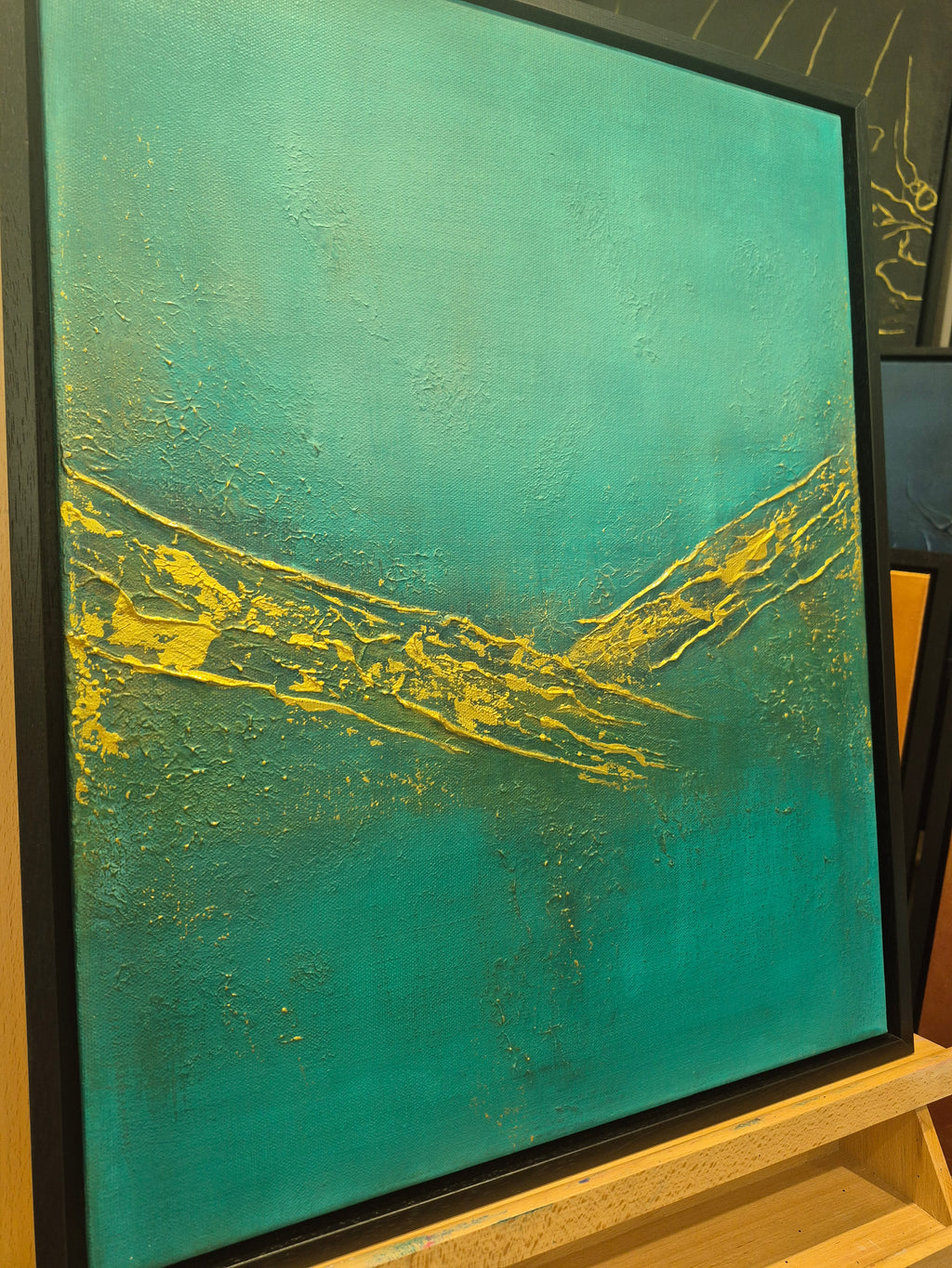 "Whispering Angel" original artwork on canvas (framed)