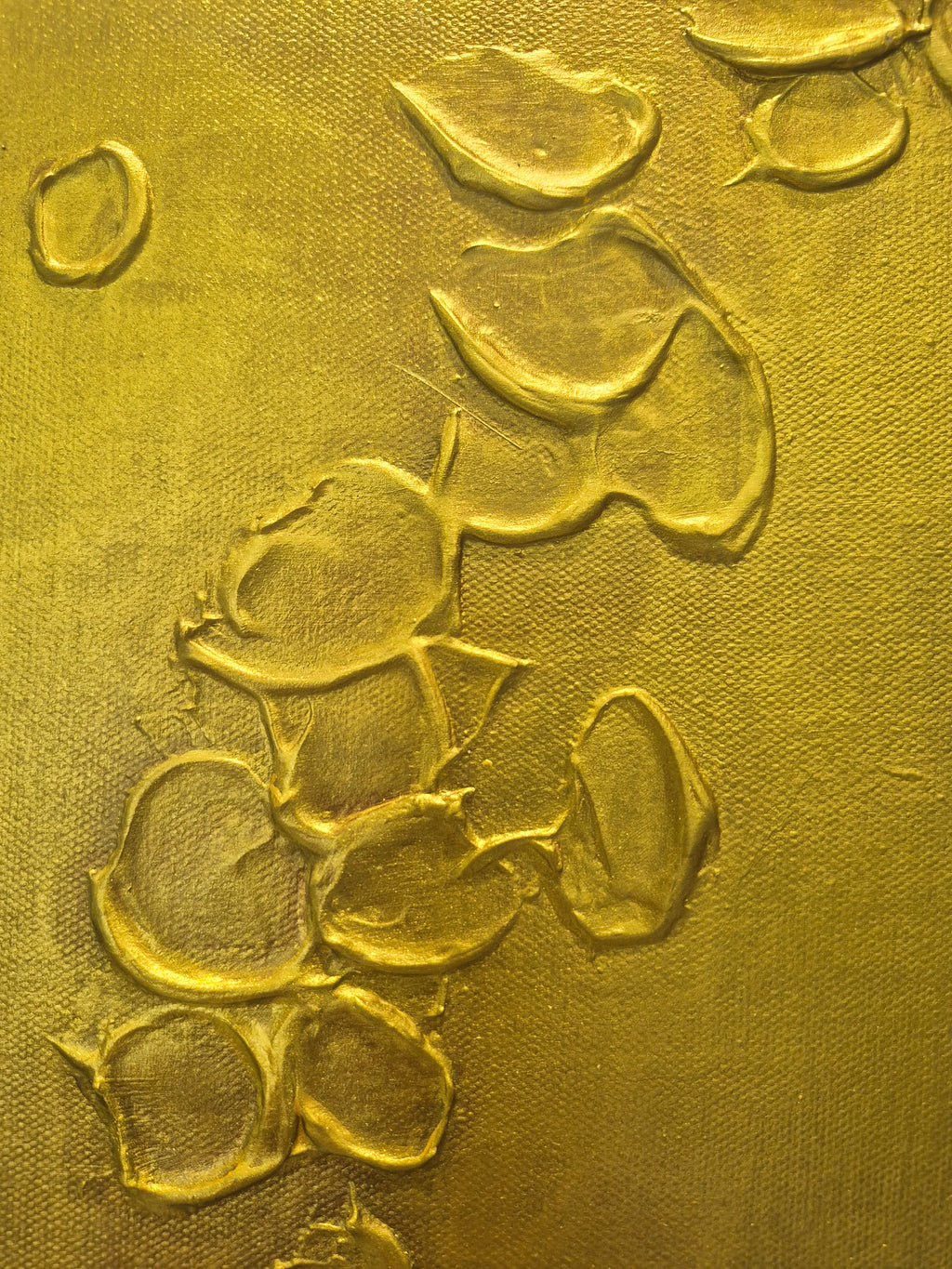 "Gilded Echoes" original artwork on canvas (framed)