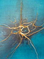 "Into the Blue" acrylic artwork on canvas (framed)