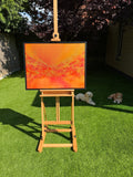 "A Symphony in Ember" original artwork on canvas (framed)