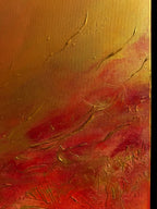 "A Symphony in Ember" original artwork on canvas (framed)