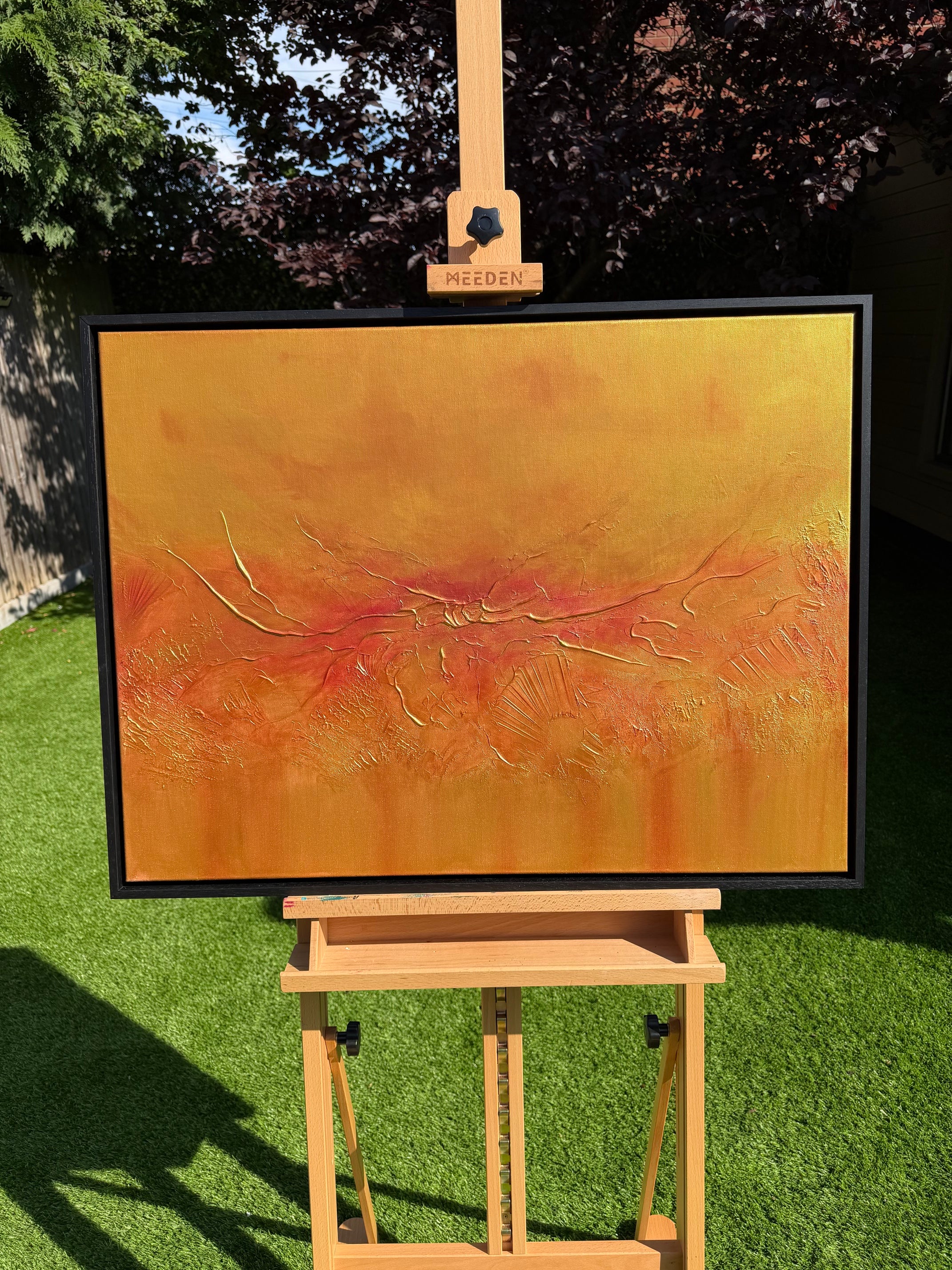 "First Blush of Dawn" original artwork on canvas (framed)