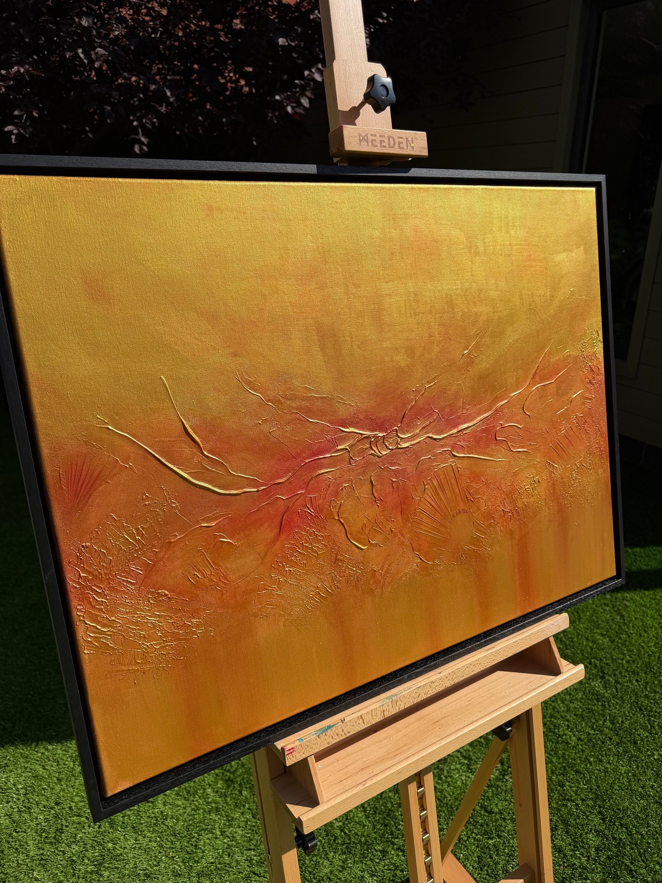 "First Blush of Dawn" original artwork on canvas (framed)