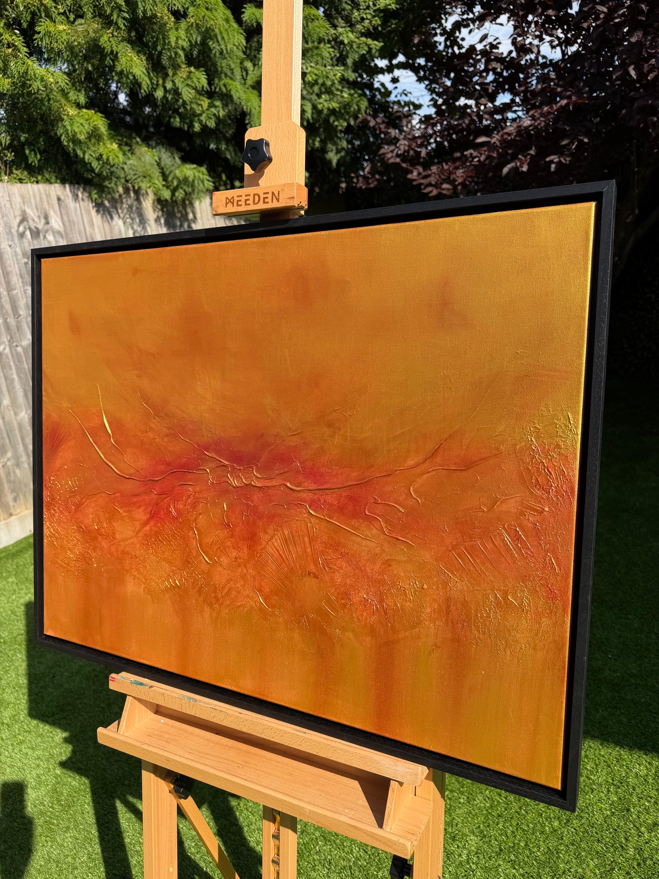 "First Blush of Dawn" original artwork on canvas (framed)