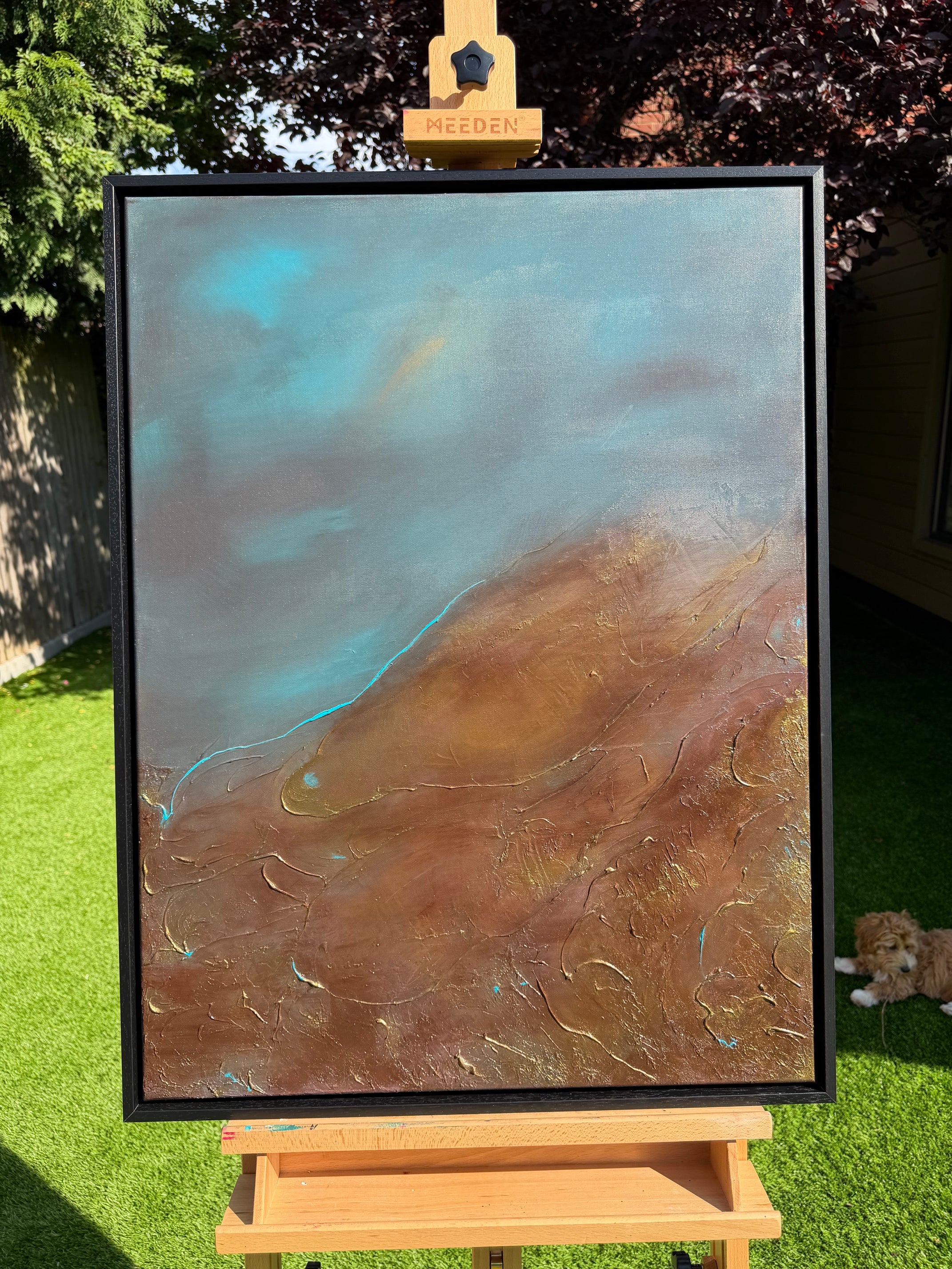 "Memories on the Tide" original artwork on canvas (framed)