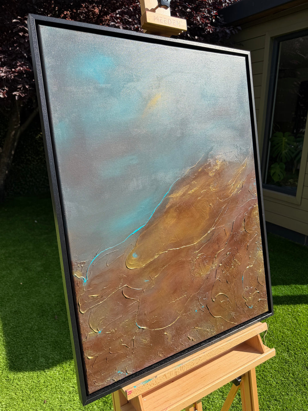 "Memories on the Tide" original artwork on canvas (framed)