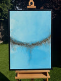 "Touched by an Angel" original artwork on canvas (framed)