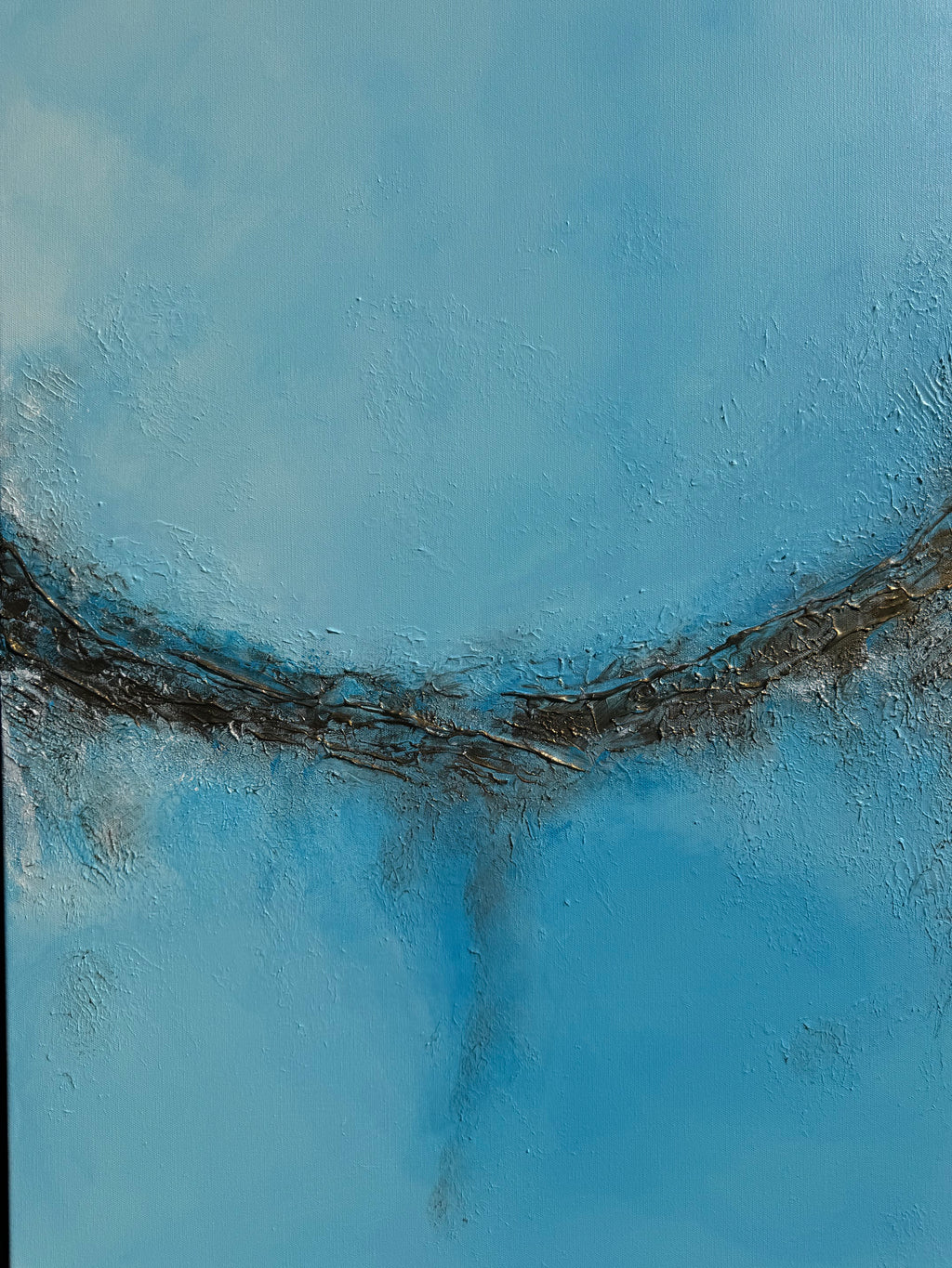 "Touched by an Angel" original artwork on canvas (framed)