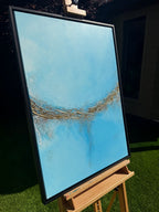 "Touched by an Angel" original artwork on canvas (framed)